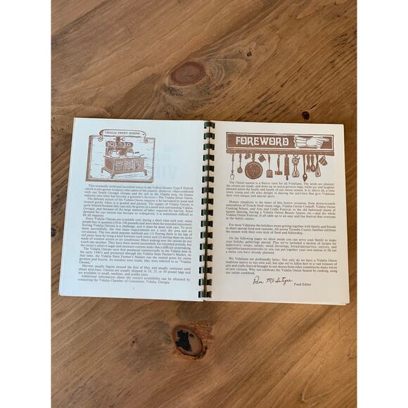 Vtg The Original Vidalia Onion Cookbook 1981 Vidalia Georgia Chamber HTF - Picture 5 of 11